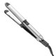 thumbnail image 1 of Plancha alisadora profesional de nanotitanio para cabello húmedo y seco con calentamiento rápido y control digital (negra), 1 of 5