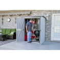 thumbnail image 3 of Arrow Spacemaker 5 x 3 x 6 ft Flute Grey Patio Shed, 3 of 16
