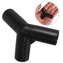 HOOWIFFY 20Pcs Black Plastic 135 Degree Tent Pole Connectors Pipe Fittings for Camping Tent Repair Accessories