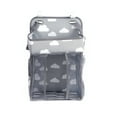 thumbnail image 3 of Baby Diaper Bags, Hanging Nursery Organizer Baby Shower Gifts for Infant Newborn Store Diaper, Grey & White Oxford Large for boys girls, 3 of 6