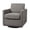 Chenille-Taupe, variant on DREAMSIDEA Swivel Accent Chair for Living Room, Comfortable Swivel Barrel Chair for Bedroom,Chenille Fabric in Beige