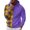 Purple, variant on Vedolay Men Hoodies Gradient Casual Tops Pullover T-Shirts Autumn Outfits Purple,2XL