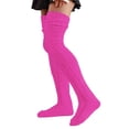 thumbnail image 4 of Socks Cable Knitted Thigh High Socks Extra Long Winter Warm Over Knee High Boot Stockings Leg WarmersSocks For Women, 4 of 6