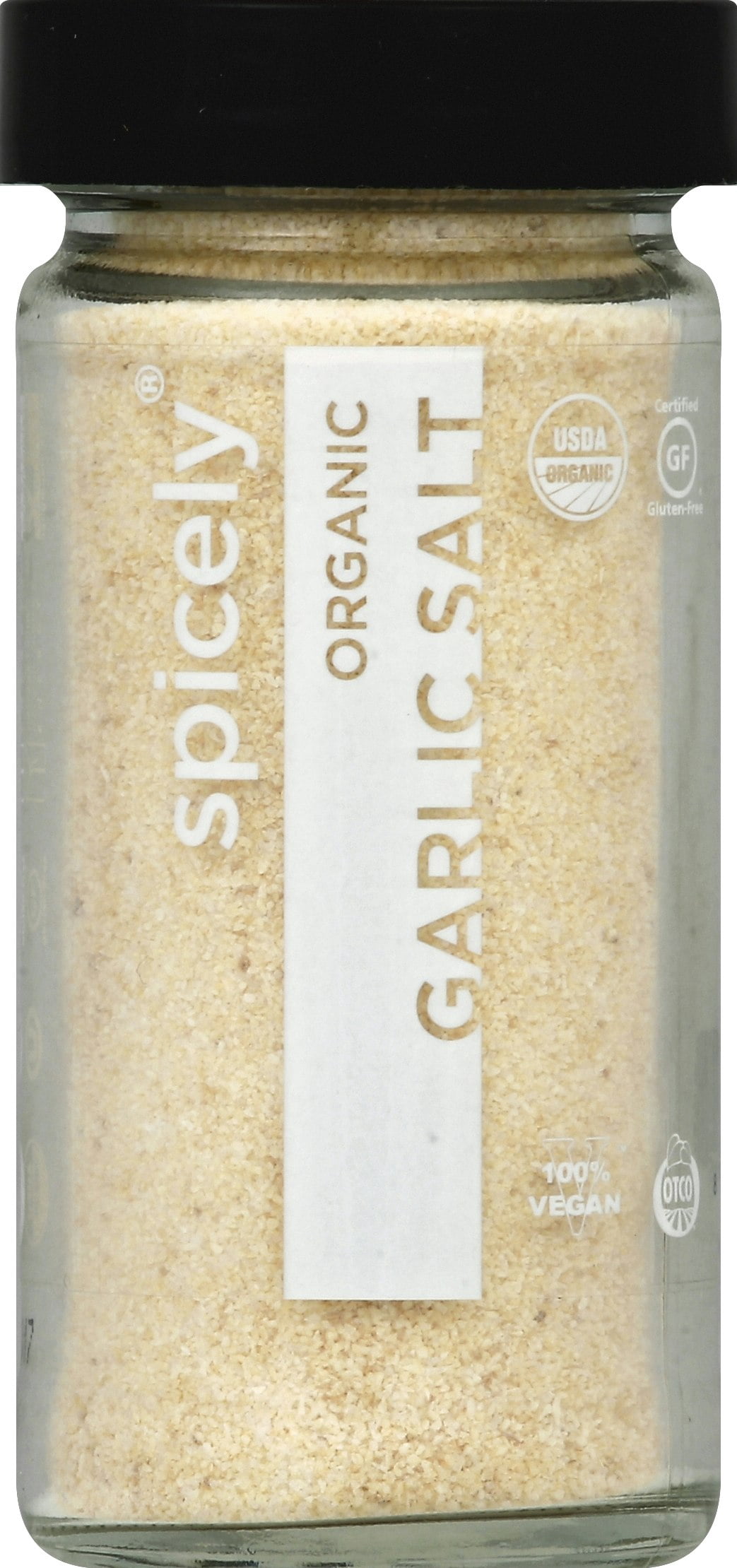 Spicely Organics Garlic Salt Spice Jar 3.4 oz (Pack Of 9)