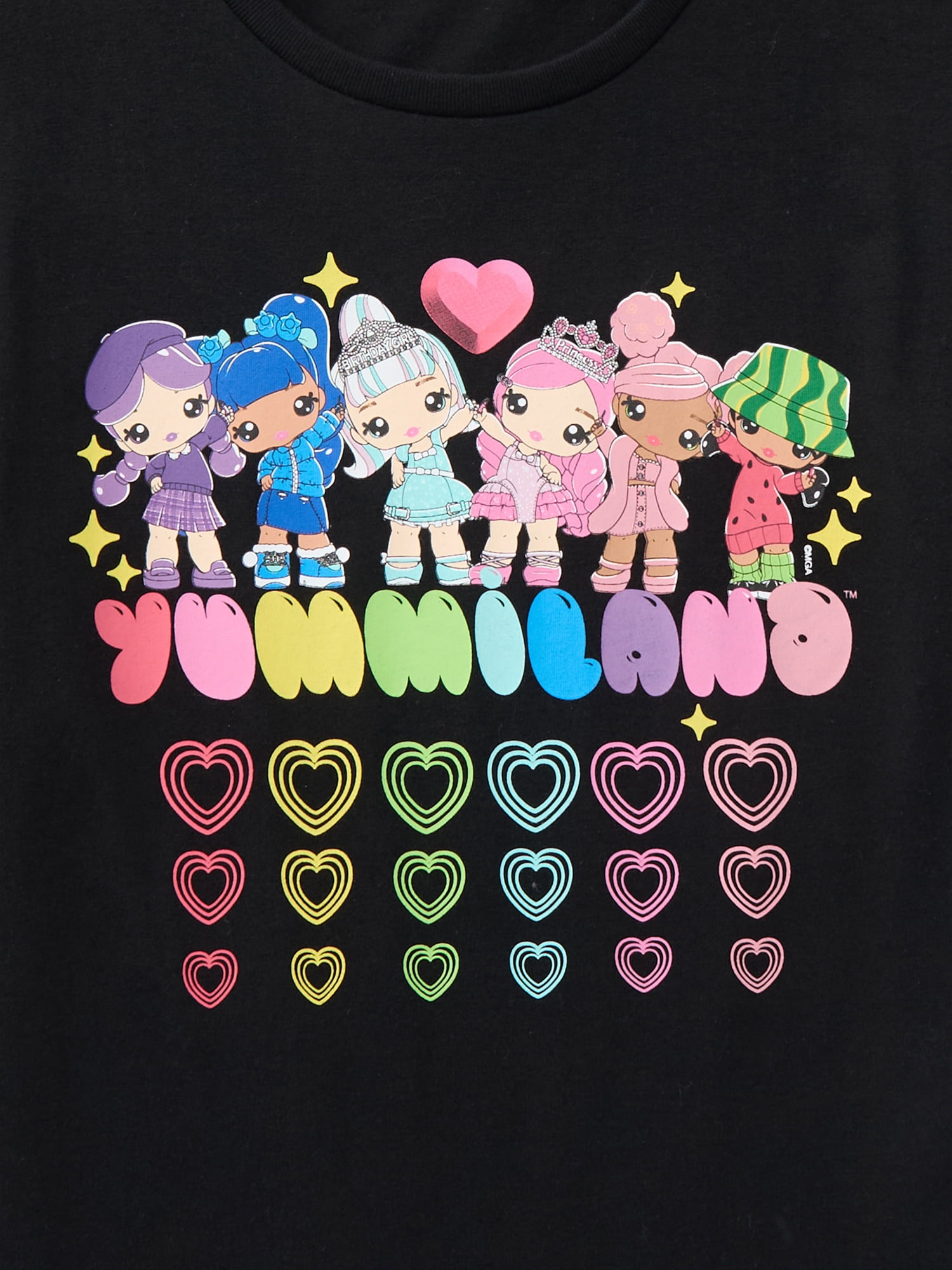 Yummiland Girls Short Sleeve Graphic T-Shirt, Sizes 4-16