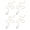 White, variant on Ceiling Fan Pull Chain Extensions Light Fixture Chain Elegant Ceiling Light Chain Pulls Simple Installs for Easy reaches