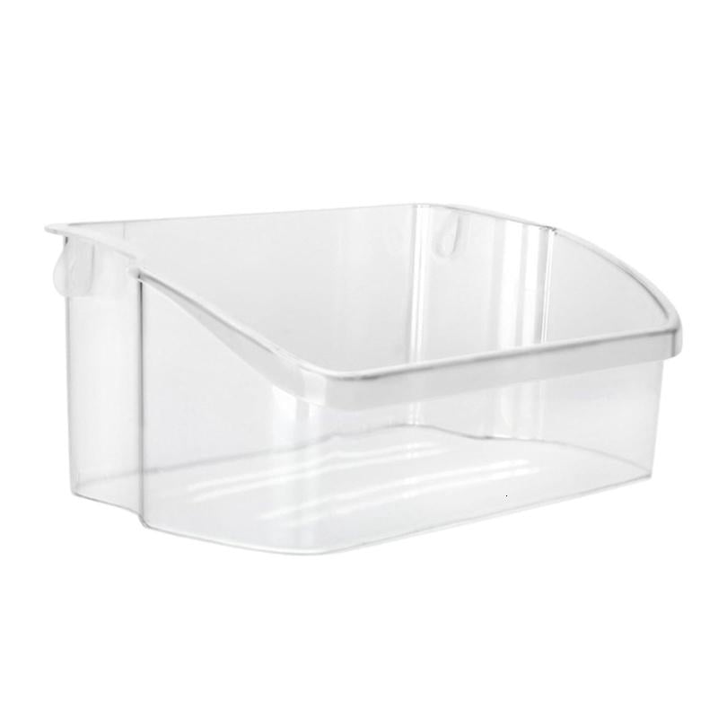 CEORPER Pack of 2 Plastic Refrigerator Storage Container Large Capacity Simple Setup
