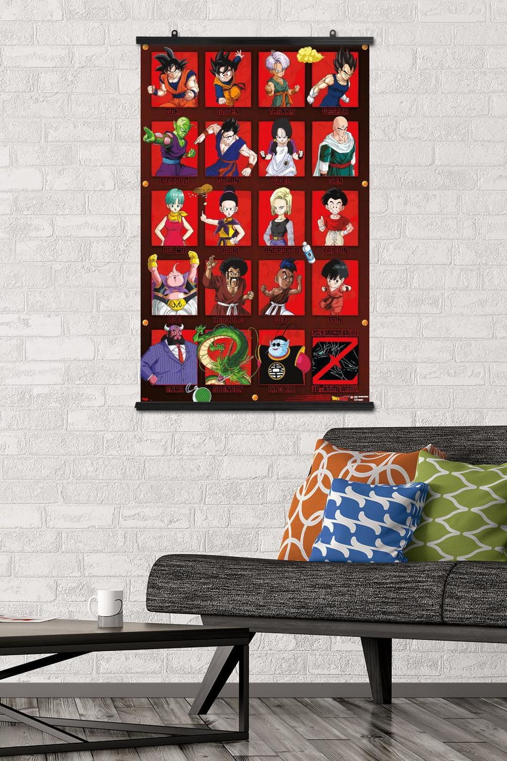 Dragon Ball Z - Anniversary Wall Poster, 14.725" x 22.375"