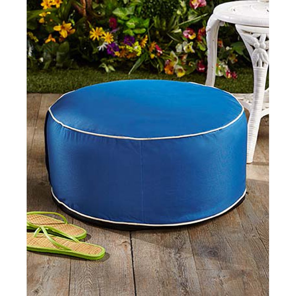 Outdoor Decor Inflatable Poufs ( Blue )