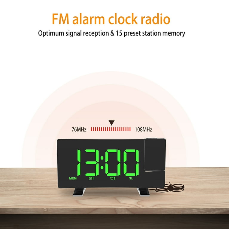 Clock Radio That Projects Time On Ceiling Shelly Lighting
