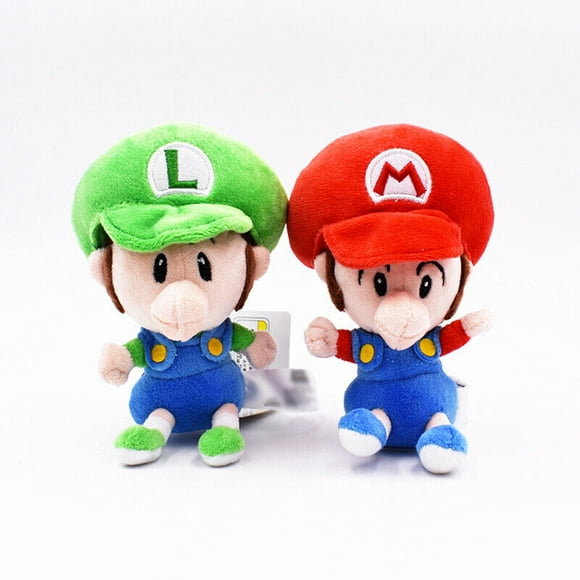 Peluche Bebé Mario Y Bebé Luigi Nintendo Mario Bros 20 Cm Nintendo