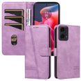 thumbnail image 1 of Phone Case for Motorola MOTO G04/G24 Magnetic PU Leather Card Slots Durable Wallet Cover, 1 of 5