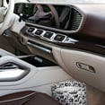 thumbnail image 7 of Naloa Black White Halloween Car Trash Can Garbage Car Accessories Trash Can Car Waste Bin for for Driver and Passenger Any Vehicle, 7 of 7