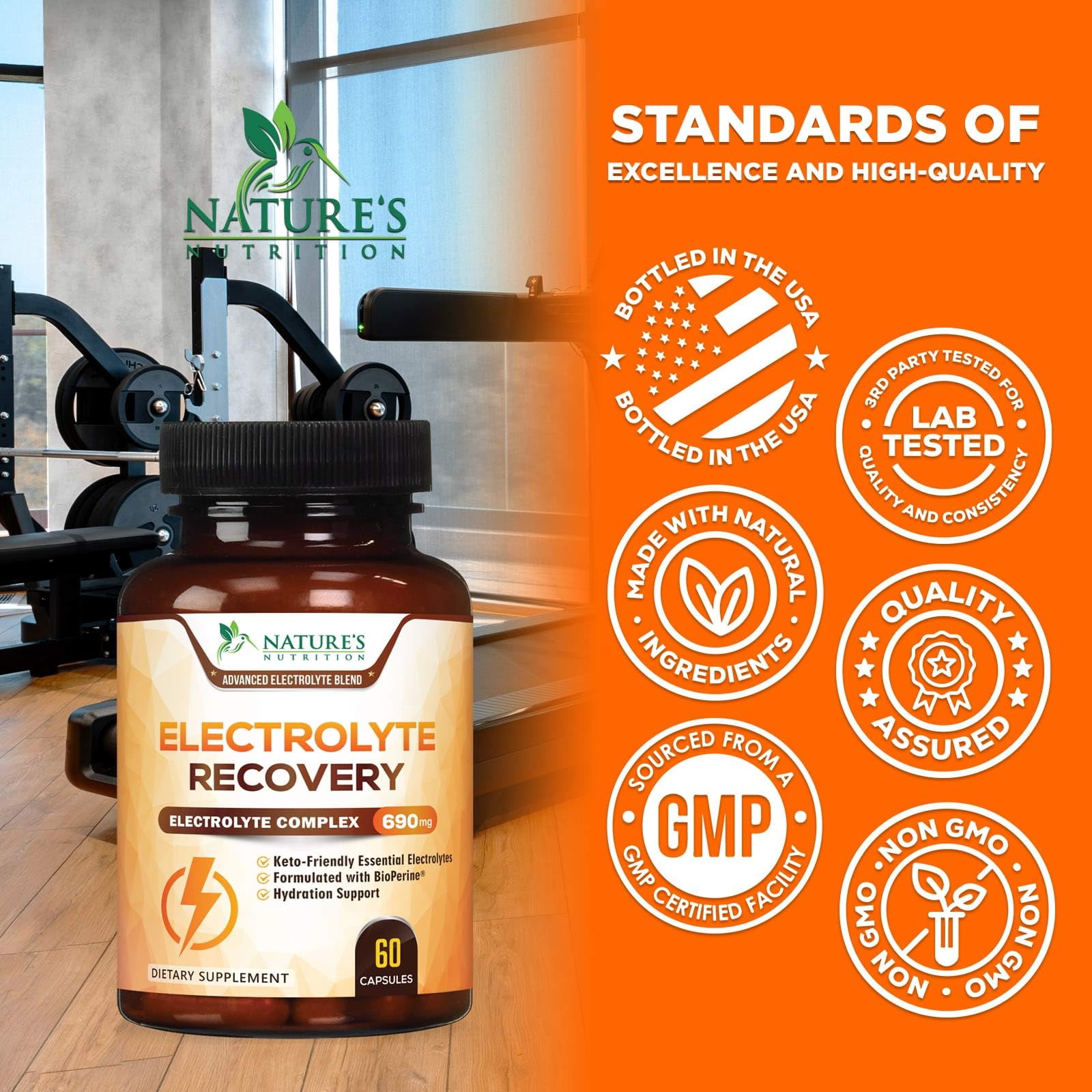 Daily Electrolyte Replenisher Tablets - 9 Essential Electrolytes