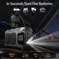 thumbnail image 2 of Jump Starter Oreetga 4000A con compresor de aire de 150 psi y 12 V, 2 of 7