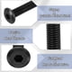 thumbnail image 3 of Conjunto de pernos de muebles Uxcell, 4 Pcs M6 x 60 mm Tornillos de cabeza plana con casquillo hexagonal, 3 of 6