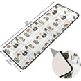 thumbnail image 2 of SKYSONIC 2'X6' Cute Cat Cartoon Runner Rug with Rubber Backing, St Patrick's Day Non Slip Entryway Rug Runner Washable Soft Area Rug Carpet for Hallway Bedroom Kitchen Decor, 2 of 6