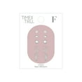 thumbnail image 2 of Time and Tru Silvertone Multi Earring Set, 5 Pairs, Initial F, 2 of 4