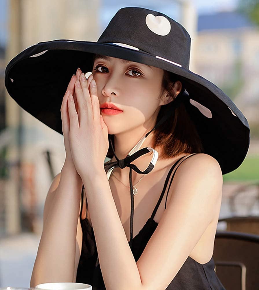 CoCopeaunts Women's Sun Hat Packable Reversible Bucket Hat UV Sun  Protection Wide Brim Summer Beach Cap