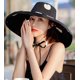 thumbnail image 2 of Sombrero de sol para mujer con ala ancha UPF 50+, sombrero de verano plegable, gorra de playa flexible para mujer Ormromra WMZL-1354-2, 2 of 4