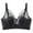 Black, variant on Women's Backless Push Up Bra, U-Back Strapless Seamless Plunge Adhesive Lift for Everyday Wear