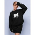thumbnail image 2 of Butterfly Effect Rave Style Sweatshirt Women -Image by Shutterstock, Female XX-Large, 2 of 4