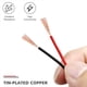 thumbnail image 3 of 2X Cable de 2 Pines 100M 22AWG 12V / 24V Cable de ExtensióN Rojo y Negro Cable de AlimentacióN de Barra de Luz LED de Cobre EstañAdo de 2 Cables, 3 of 5