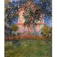 thumbnail image 2 of Monet, Claude 15x17 White Modern Wood Framed Museum Art Print Titled - Monets House At Argenteuil 1876, 2 of 4
