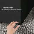 thumbnail image 6 of Outsunny 600D Oxford 3-Seater Patio Swing Cover Outdoor Swing Chair Cover Garden Furniture Cover Rain Protection Waterproof Anti-UV, Dark Gray, 6 of 9