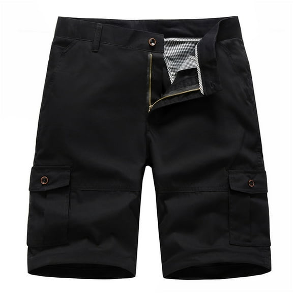 APEXFWDT Men's Classic Cargo Shorts Stretch Shorts for Regular and Big & Tall Casual Cotton Blend Multi-Pocket Shorts