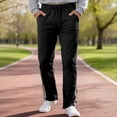 thumbnail image 2 of Men's Baggy Sweatpants Straight Leg Open Bottom Joggers Casual Lightweight Athletic Pants with Pockets, 3XL, 2 of 6