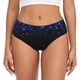 thumbnail image 1 of Balery Black Blue Glitter Sparkles Ropa Interior de Algodón para Mujer con Dibujo – Braguitas Cómodas y Elásticas, Estilo Clásico-3X-Large, 1 of 6
