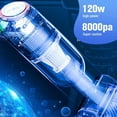 thumbnail image 2 of Mini Handheld Car Vacuum Cleaner Cordless W/Brushless Motor Keyboard Air Duster, 2 of 6