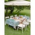 thumbnail image 4 of Outdoor Tablecloth with Umbrella Hole for Patio/Picnic/Party/Camping, Coastal Mermaid Anchor Waterproof Table Cloth Rectangle Table Cover Washable, Summer Coral Ocean Vintage Wood (54"x 80"), 4 of 8