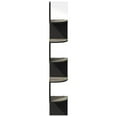 thumbnail image 4 of Furinno 5-Tier Floating Corner Shelf, Wall Mount Shelves for Storage and Display, French Oak/Black, 4 of 6