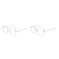 thumbnail image 4 of Sonducket Gafas para miopía de Metal antiazul, gafas cuadradas ligeras transparentes para ordenador, gafas para mujer, gafas de lectura para Type6 NO6, 4 of 6