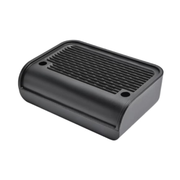 S SERENABLE Litter Box Step Floor Protection Keep Tidy Compact Cat Litter Box Foot Board Black