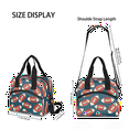 thumbnail image 4 of Herdesigns American Football Insulated Lunch Bag for Women Men Adult, Reusable Insulated Cooler Lunch Box Lunch Tote Bag for Work Picnic Beach, 4 of 7