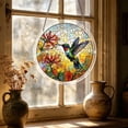 thumbnail image 7 of Acrylic Jigsaw Puzzle Suncatcher-Galactic Colorful Birds, Stained Glass Window Hanging, Home Decor Creative Mom Gifts, Birthday Gifts for Women,Wife, Sisters, Aunt, Besties 7.4in, 7 of 7