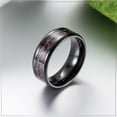 thumbnail image 3 of Bague en Acier Titane Haute Demande Élégante - Design en Fibre de Carbone Durable - Résistant aux Rayures 835 Argent 13, 3 of 6