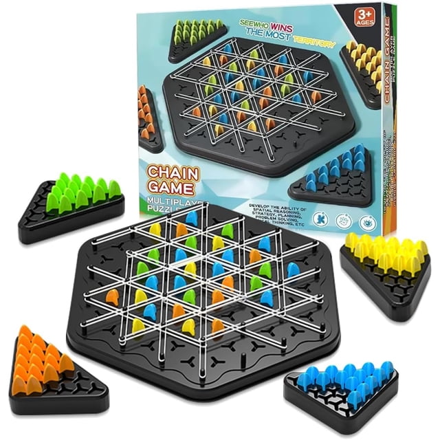 Juego de mesa Chain Triangle Chess Game Triggle para toda la familia