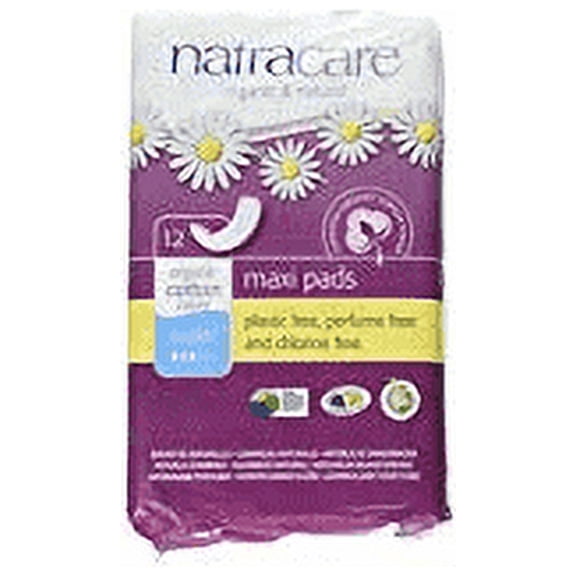 Natracare Pads Super 12 ct, 2 Pack (24 Pads Total)
