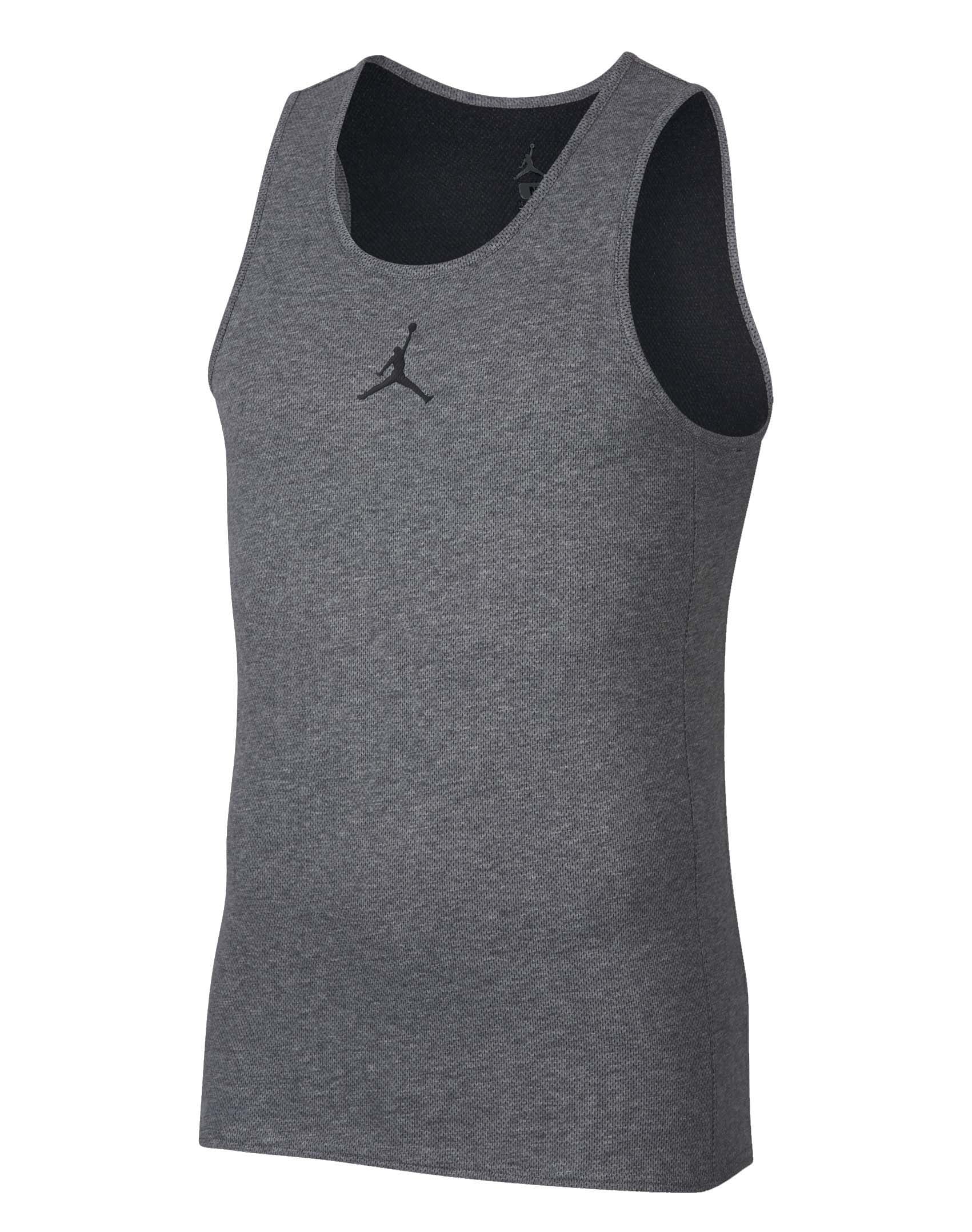 NEW Mens Tank Top Shirt Size Large L Gray Casual Gym Sports Basketball Running 