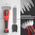 Cordless Grass Shears, 2 in 1 Electric Mini Hedge Trimmer Cordless