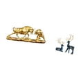 thumbnail image 3 of Esculturas Modernas De Animales Feng Shui: Toro, Oso, Vaca, Reno Y Ciervo. Figuras Decorativas Para Escritorio, Oficina, Sala De Estar, Regalos De Cumpleaños Y Decoración Del Hogar., 3 of 6