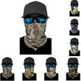thumbnail image 2 of Face Mask UV Sun Dust Wind Neck Gaiter neck gaiter Half Face Mask for Motorcycle Riding Seamless Headwear, Type 8, 2 of 9