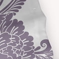thumbnail image 2 of Simply Daisy 70" W x 73" L Flower Flourish Polyester Shower Curtain, Purple [1 Ct], 2 of 5