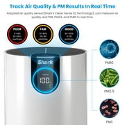 Pre-own Shark HP102 Air Purifier with HEPA Filter, Cleans up to 500 Sq ft, White