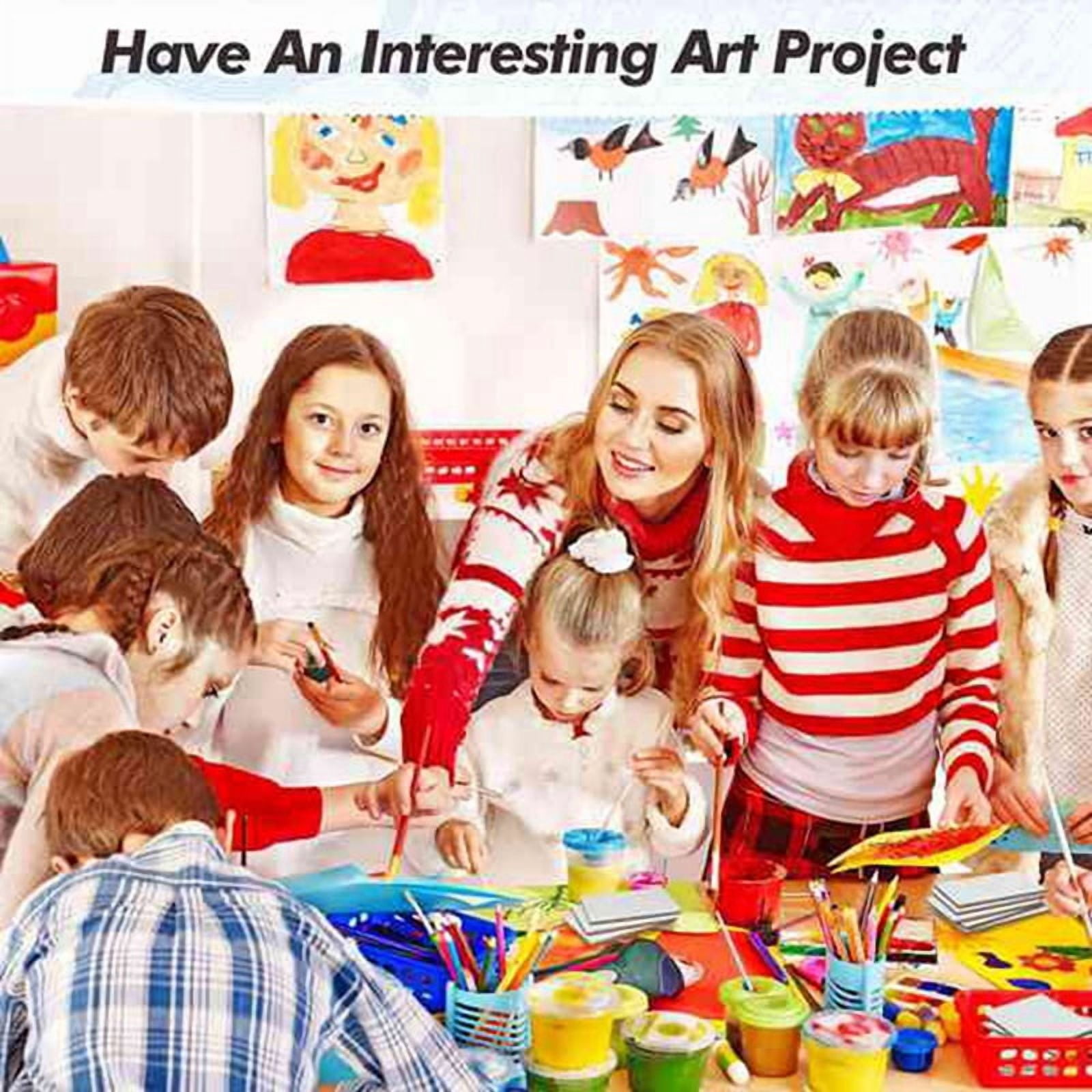 125 Pcs Magnetic Painting Canvas Panel Magnetic Mini Canvas Boards Canvas Blank Canvases for Painting Art Gift DIY Decor