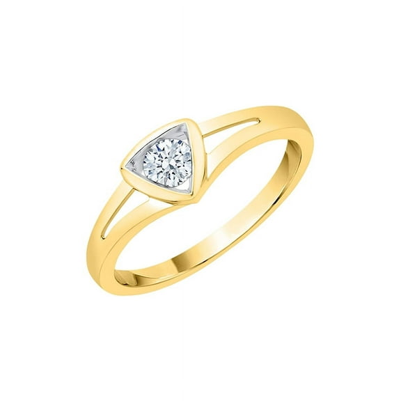 Diamond Promise Ring in 14K Yellow Gold (1/5 cttw) (I-Color, SI3-I1-Clarity)